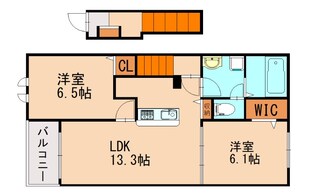 サステナ飯塚Ⅰの物件間取画像